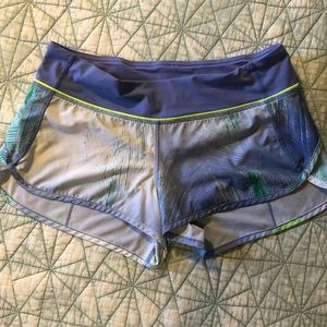 Lululemon speed shorts $38+$7 shipping